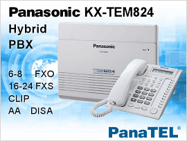 Telefonn stedna KX-HTS32 je tradin analogov telefonn systm pro nenron uivatele. Vhodn telefonn een pro men objekty a firmy. Podpora dvench telefon, zobrazen sla volajcho a automatick spojovatelka. V spolehliv dodavatel firma PanaTEL s.r.o.